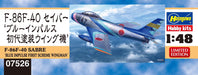 Hasegawa 1/48 J.A.S.D.F. F-86F-40 SABRE BLUE IMPULS SCHEME WINGMAN Kit 07526 NEW_2