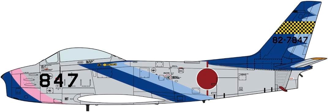 Hasegawa 1/48 J.A.S.D.F. F-86F-40 SABRE BLUE IMPULS SCHEME WINGMAN Kit 07526 NEW_5