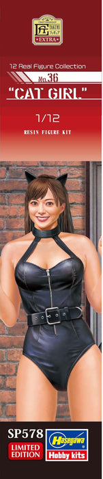 Hasegawa 1/12 scale Real Figure Collection No.36 CAT GIRL RESIN Kit SP578 NEW_7