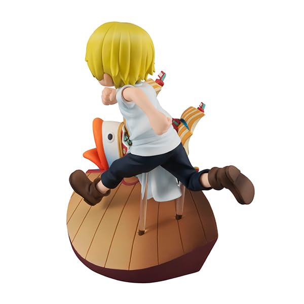 MegaHouse G.E.M. Series One Piece Sanji (Child) Run! Run! Run! Painted Figure_5
