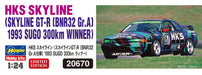 Hasegawa 1/24 HKS SKYLINE GT-R BNR32 Gr.A 1993 SUGO 300km WINNER kit 20670 NEW_2