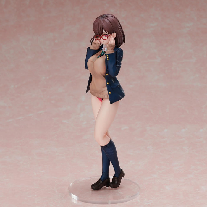 Union Creative Daiki Kase Illustration Glasses JK-san non-scale Figure 270mm NEW_9