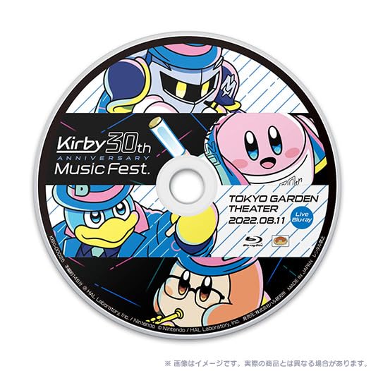 Kirby 30th Anniversary Music Fest. Live Blu-ray+Live CD+Booklet Digipak NEW_3