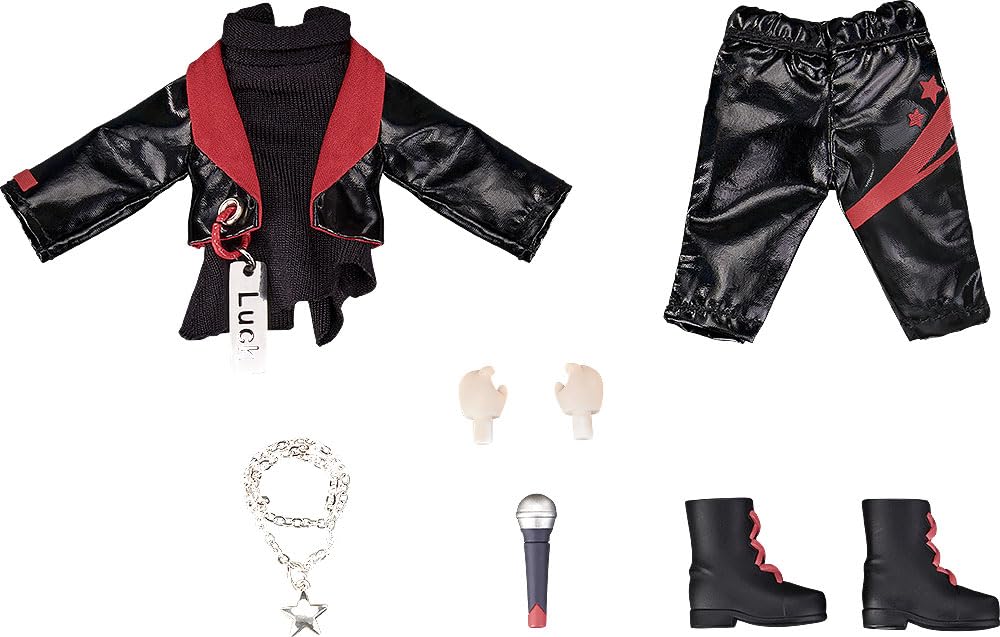 Nendoroid Doll Outfit Set: Idol Outfit Boy Deep Red ‎GAS17644 Cloth, magnets NEW_1