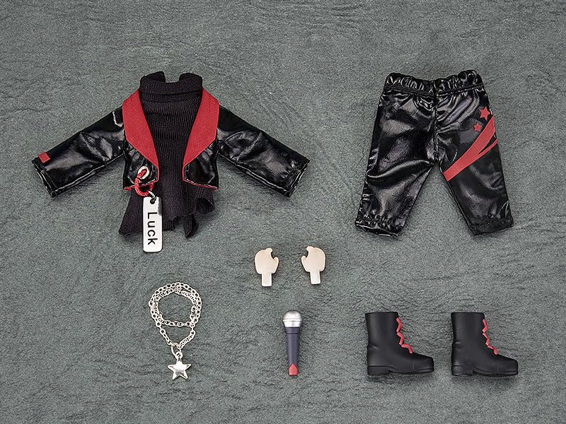 Nendoroid Doll Outfit Set: Idol Outfit Boy Deep Red ‎GAS17644 Cloth, magnets NEW_2