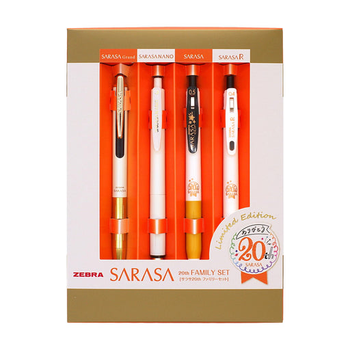 ZEBRA Sarasa 20th limited family set SE-JJ15-20TH-WGO Extra Fine Ballpoint Pen_1