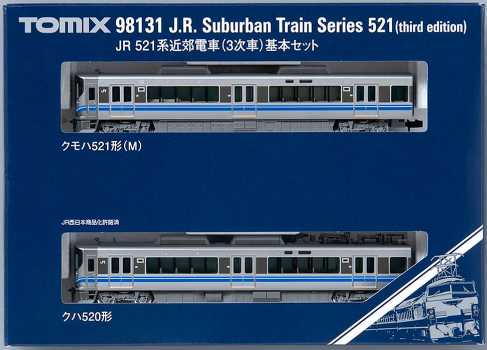 TOMIX N Gauge JR Suburban Train Series 521 Third Edition Basic Set 2-Car 98131_7