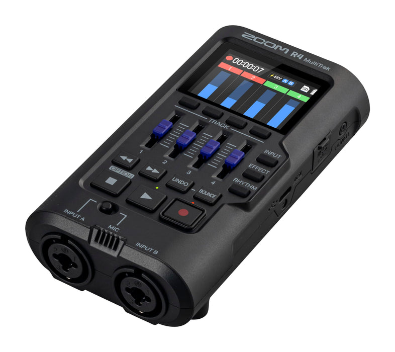 ZOOM R4 4-track Portable Multitrack Recorder with 32-bit Float Audio Support NEW_3