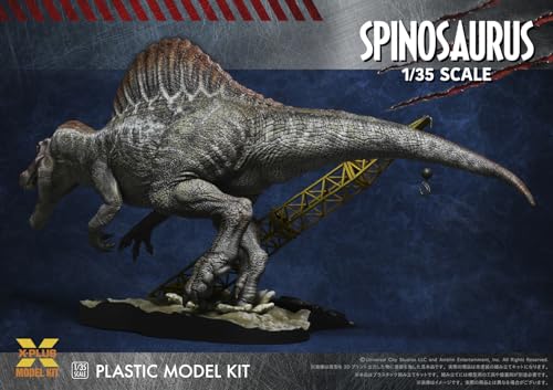 X-PLUS JURASSIC PARK III SPINOSAURUS 1/35 PLASTIC MODEL KIT ‎411-200099CP NEW_7