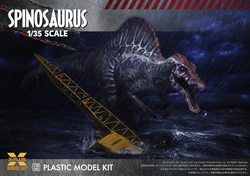 X-PLUS JURASSIC PARK III SPINOSAURUS 1/35 PLASTIC MODEL KIT ‎411-200099CP NEW_9