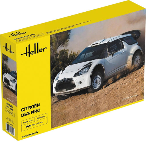 PLATZ Heller 1/24 Citroen DS3 WRC w/Japanese Manual Plastic Model Kit HE80758J_1