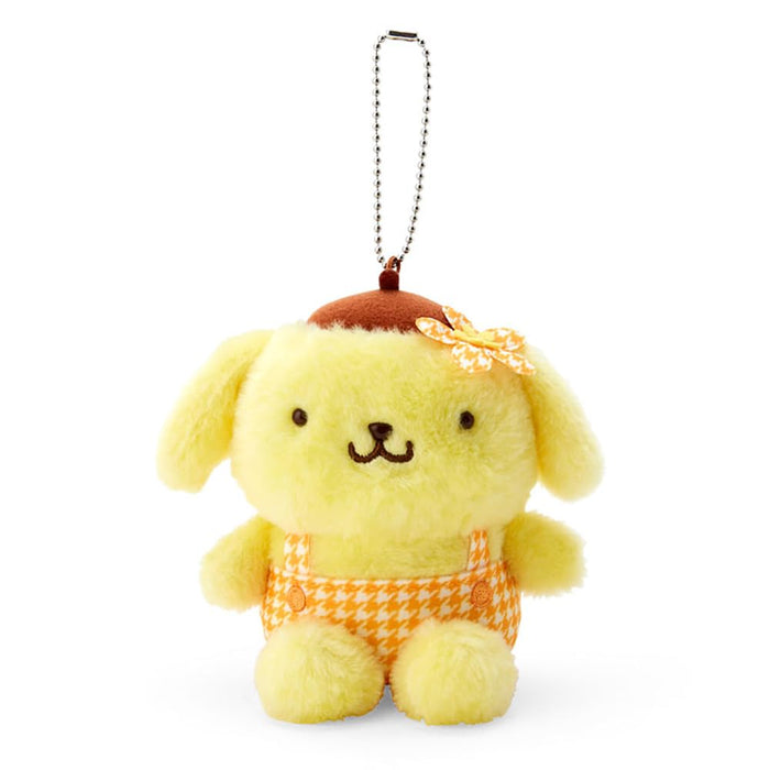 Sanrio Pompompurin Mascot Holder Keychain Face Flower W13xD8xH12.5cm 259659 NEW_1