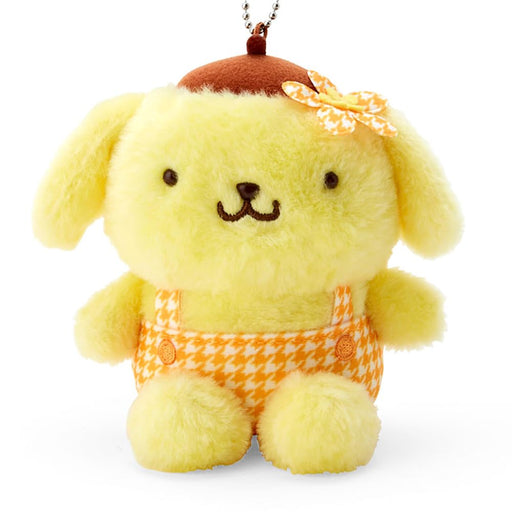 Sanrio Pompompurin Mascot Holder Keychain Face Flower W13xD8xH12.5cm 259659 NEW_2