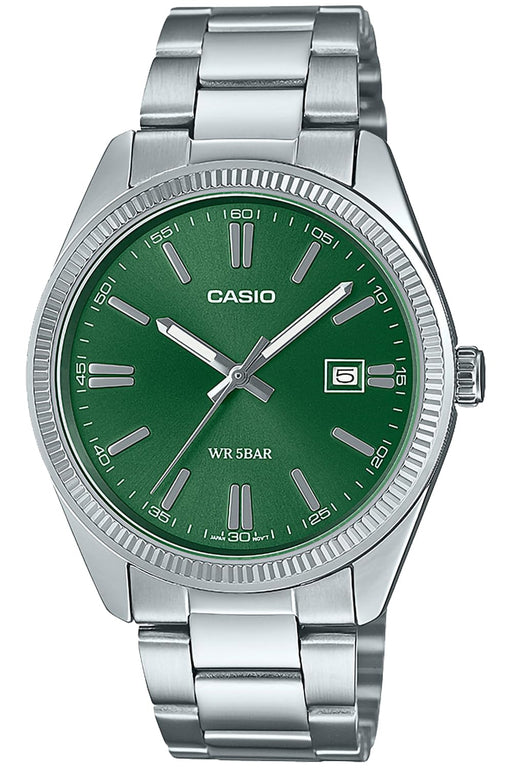 CASIO Collection STANDARD MTP-1302D-3AJF Quartz Watch Dark Green Dial 38.5mm NEW_1