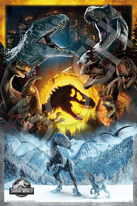Jurassic World Life finds a way 1000 piece jigsaw puzzle EPOCH (50x75cm) 12-607s_1