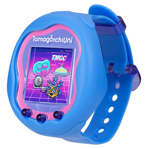 BANDAI Tamagotchi Uni Blue Wifi Tamaverse Handheld Game Battery Powered NEW_1