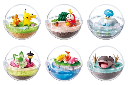 RE-MENT Pokemon Terrarium Collection EX Kakemeguru Paldea no Sekai e 6Pack BOX_1