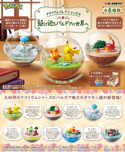 RE-MENT Pokemon Terrarium Collection EX Kakemeguru Paldea no Sekai e 6Pack BOX_2