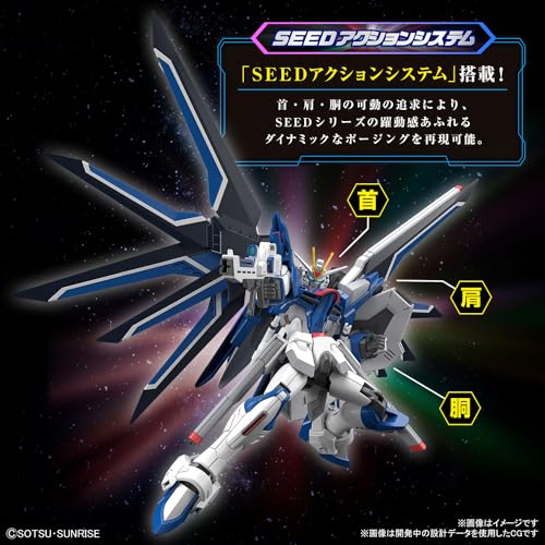 HG 1/144 RISING FREEDOM GUNDAM Gundam SEED FREEDOM Plastic Model kit ‎2654672_2