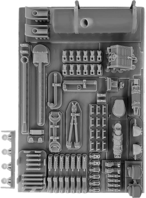 Passion Models 1/35 Panzer 4 F Type/G Type 3D Parts Set (Tamiya) Parts P35T-020_1