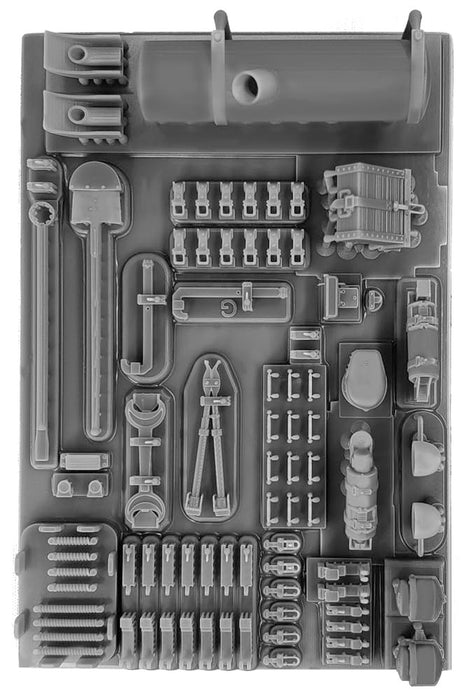 Passion Models 1/35 Panzer 4 F Type/G Type 3D Parts Set (Tamiya) Parts P35T-020_2