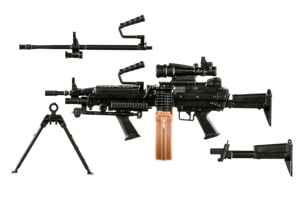 TOMYTEC 1/12 Little Armory LA094 M249 UPGRADE TYPE Plastic Model Kit ‎326823 NEW_1