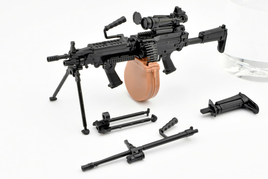 TOMYTEC 1/12 Little Armory LA094 M249 UPGRADE TYPE Plastic Model Kit ‎326823 NEW_3
