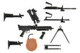 TOMYTEC 1/12 Little Armory LA094 M249 UPGRADE TYPE Plastic Model Kit ‎326823 NEW_5
