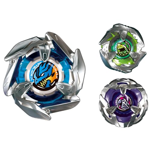 Takara Tomy Beyblade X BX-20 Dollinger Deck Set Metal Toy Special Color Set of 3_1