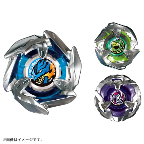 Takara Tomy Beyblade X BX-20 Dollinger Deck Set Metal Toy Special Color Set of 3_2