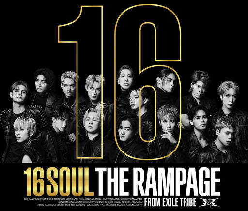 [CD+DVD] 16SOUL LIVE Ver. THE RAMPAGE from EXILE TRIBE RZCD-77862 Live Video NEW_1