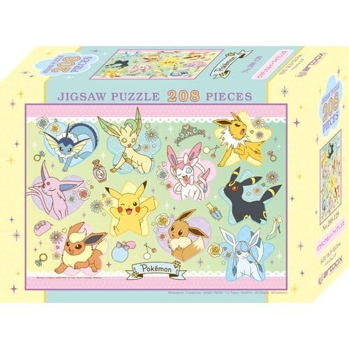 Ensky Pokemon Jigsaw Puzzle Pikachu & Eevee Friends 208 pcs 18.2x25.7cm 208-129_2