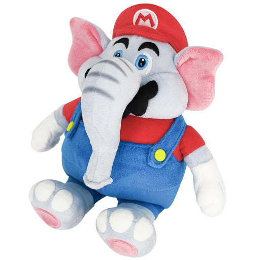 Sanei Boeki Super Mario Bros. Wonder Elephant Mario S Size Plush Doll SMW01 NEW_1