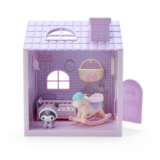 Sanrio Kuromi Doll House 564036 assembled dollhouse Plastic Miniature Doll&House_1