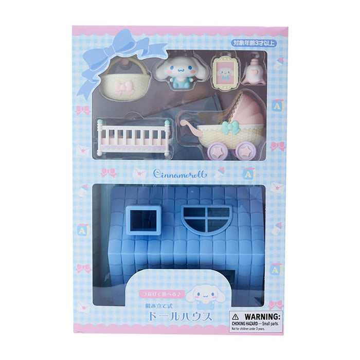 Sanrio Cinnamoroll Doll House 563994 Blue W21.5xD8.5xH31.5cm ABS Foldable NEW_2