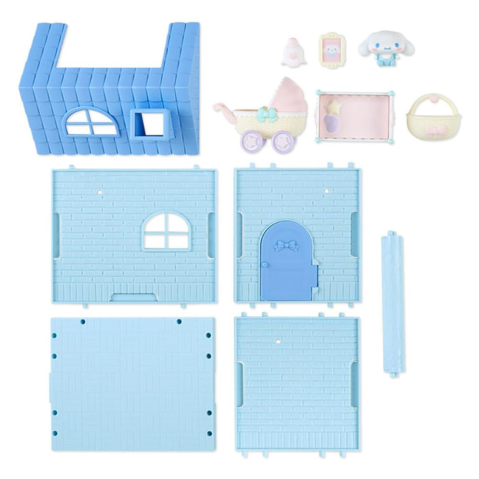 Sanrio Cinnamoroll Doll House 563994 Blue W21.5xD8.5xH31.5cm ABS Foldable NEW_4