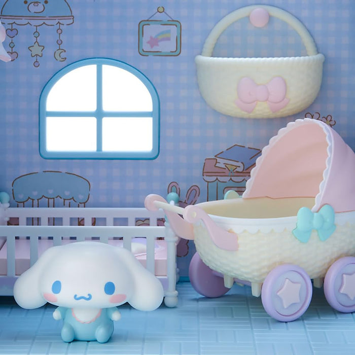 Sanrio Cinnamoroll Doll House 563994 Blue W21.5xD8.5xH31.5cm ABS Foldable NEW_6