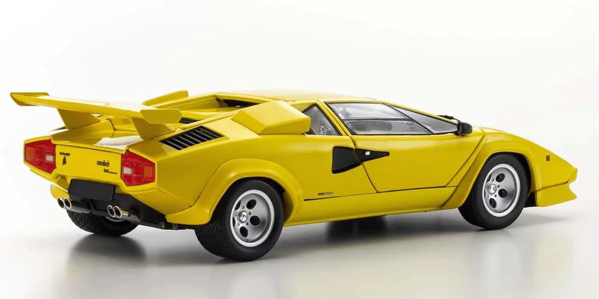 Kyosho Original 1/18 Lamborghini Countach LP5000 Quattrovalvole Yellow KS08320Y_2