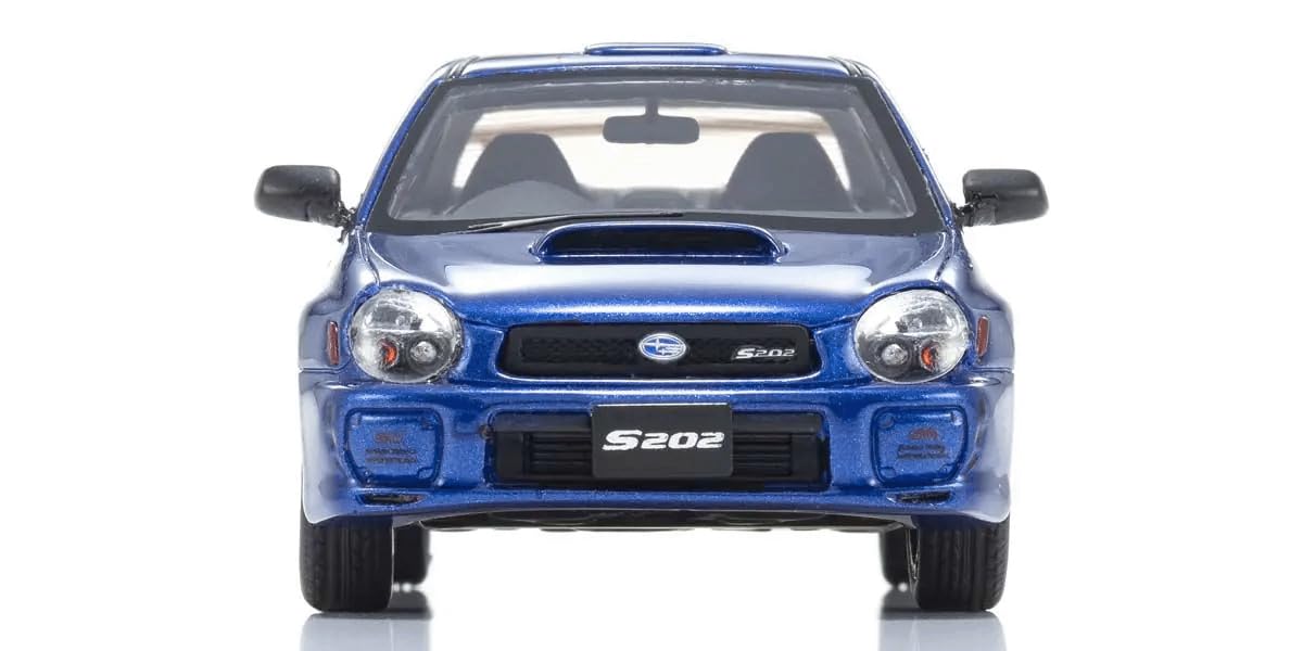 Kyosho Original 1/43 Subaru Impreza S202 KSR43118BL Blue Car Resin Model Car NEW_4