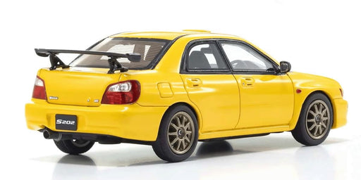 Kyosho Original 1/43 Subaru Impreza S202 KSR43118Y Car Yellow Resin Model Car_2