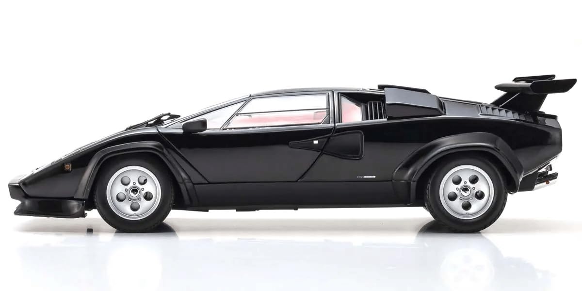 Kyosho Original 1/18 Lamborghini Countach LP5000 Quattrovalvole Black KS08320BK_3