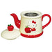 SANRIO Hello Kitty Teapot Apple Tableware 16x10x12.6cm 350ml Handwash Only NEW_3