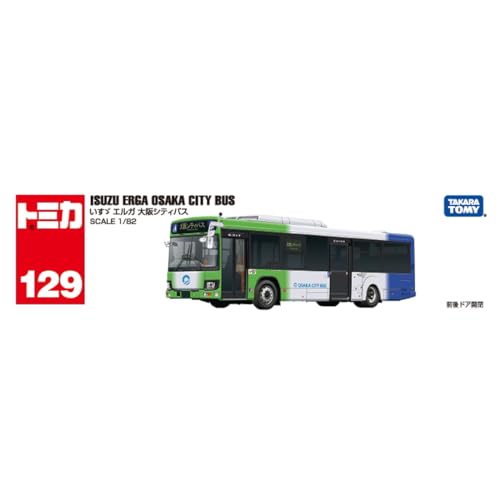 Tomica Long Type Tomica No.129 Isuzu Elga Osaka City Bus Miniature Car 228660_4