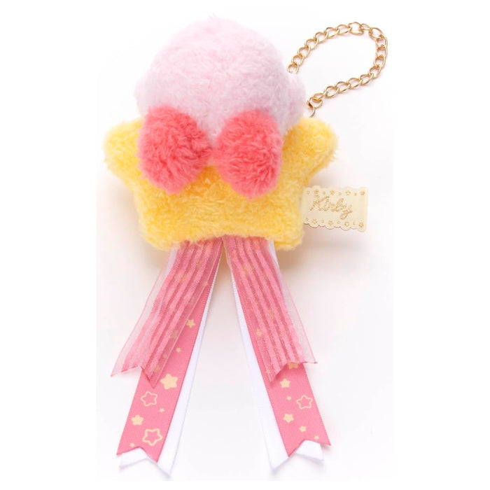 TAKARATOMY A.R.T.S Kirby Warp Star Strap Plush Doll Mascot 17cm Polyester NEW_3