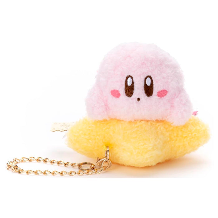 TAKARATOMY A.R.T.S Kirby Warp Star Strap Plush Doll Mascot 17cm Polyester NEW_6