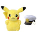 Takara Tomy Pokemon Plush Doll Captain Pikachu Polyester 930365 Removable Hat_2