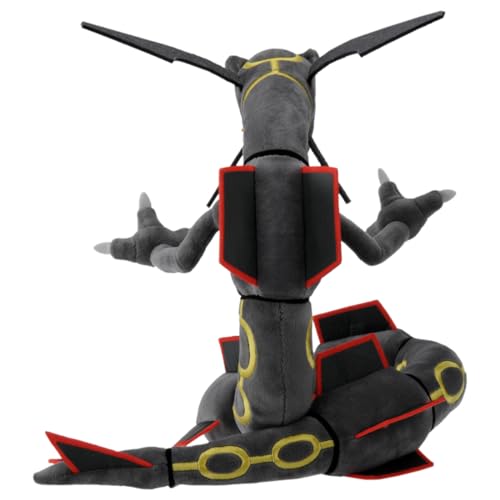 Takara Tomy Pokemon Plush Doll Black Rayquaza 360mm Polyester Game Character NEW_3