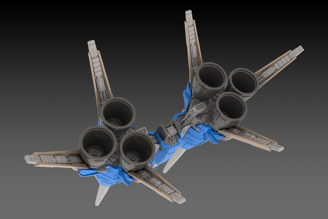 Plum RAY FORCE RVA-818 X-LAY 2P COLOR 144mm 1/144 scale Model Kit PP185 NEW_5