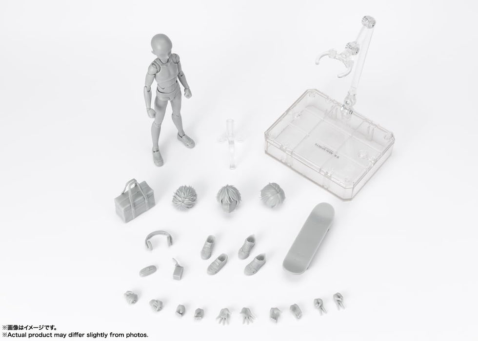 S.H.Figuarts Body-kun School Life Edition DX Set Gray Color Ver. BAS66054 NEW_2