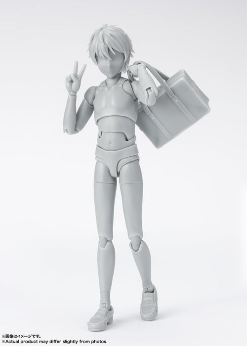 S.H.Figuarts Body-kun School Life Edition DX Set Gray Color Ver. BAS66054 NEW_5